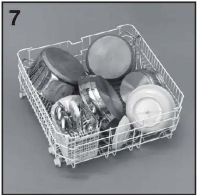HOOVER HFDN 4S600PX-17 - Üst sepet (Şekil 7) - 1