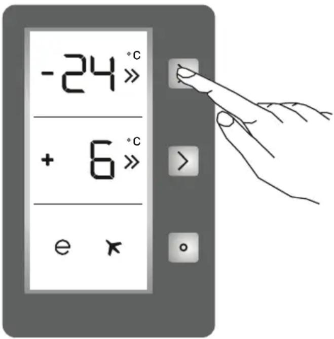 -24 °C + 6 °C e ×