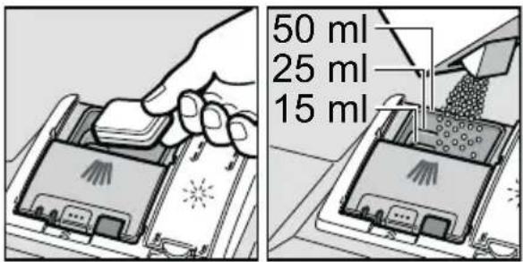 50 ml 25 ml 15 ml