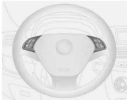 OPEL Combo Tour (2012) - Direksiyondaki kumanda tuşları - 1