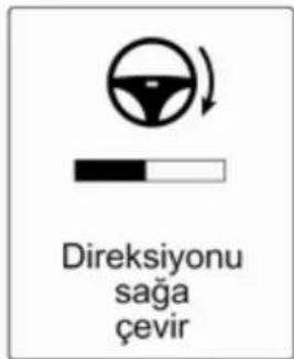 Direksiyonu sağa çevir