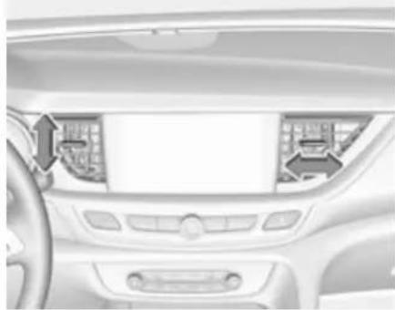 OPEL Yeni (2017) - Ayarlanabilir havalandırma çıkışları - 1