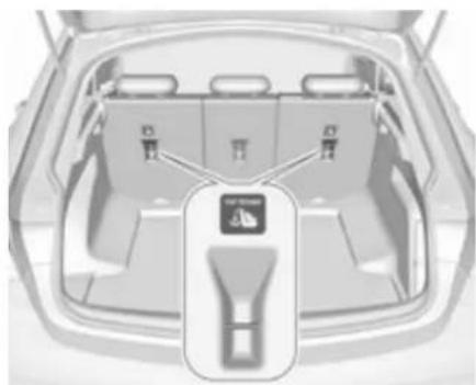 OPEL Yeni (2017) - Top-tether sabitleme halkaları - 1