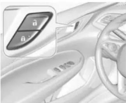 OPEL Yeni (2017) - Merkezi kilit tuşları - 1