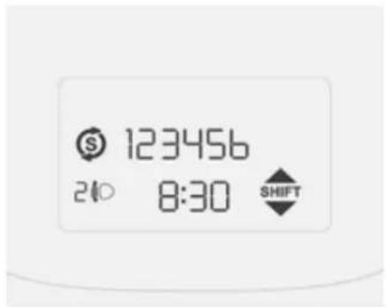 S 123456 240 8:30 SHIFT
