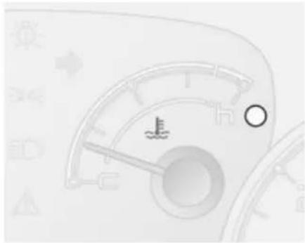 OPEL Combo Tour (2011) - Motor soğutma sıvısı sicaklık göstergesi - 1
