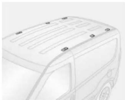 OPEL Combo Tour (2011) - Tavan bagajı - 1