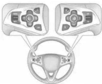 OPEL Astra Mart(2018) - Direksiyondaki kumanda tuşları - 1