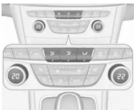 OPEL Astra Mart(2018) - Manuel ayarlar - 2