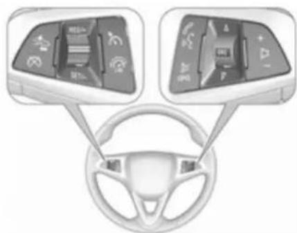OPEL Astra Mart(2018) - Direksiyondaki kumanda tuşları - 2