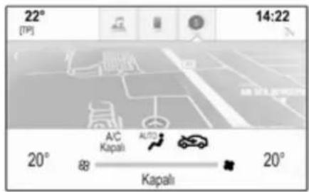 22° [TP] 14:22 A/C Kapali AUTO 20° 88 Kapali 20°