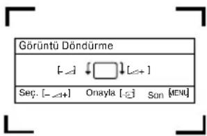 Görüntü Döndürme [-] [<=+] Seq. [-<=+] Onayla [-:] Son MEN