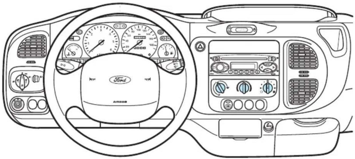 FORD Transit (2005) - Kumandalar ve özellikleri - 1