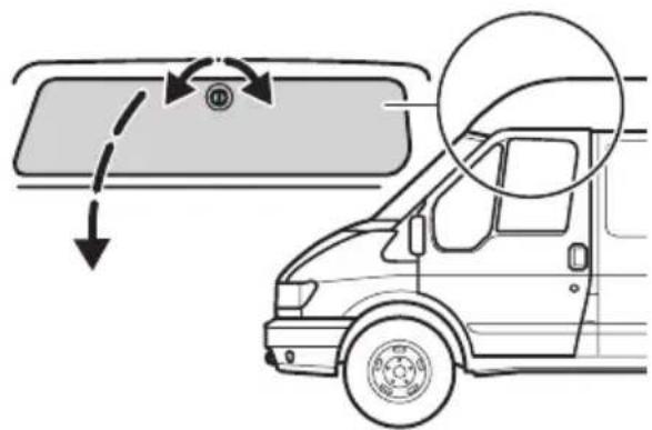 FORD Transit (2005) - Tavan bölmesi kapağı - 1