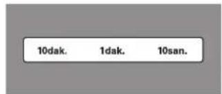10dak. 1dak. 10san.
