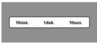 10dak. 1dak. 10san.
