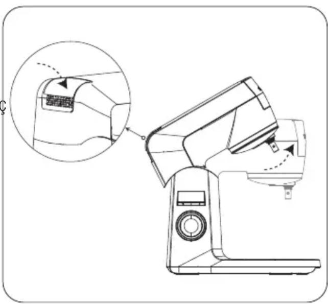 Arçelik K 1292 K - Üst gövdenin kaldırılması - 1