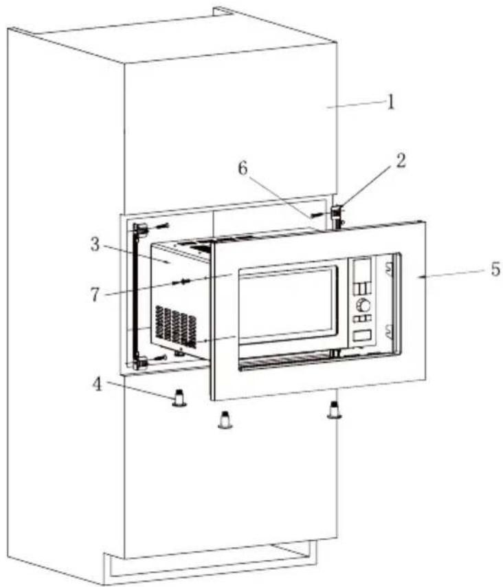 Arçelik MDC 891 I - Mikrodalga montaj kiti - 1