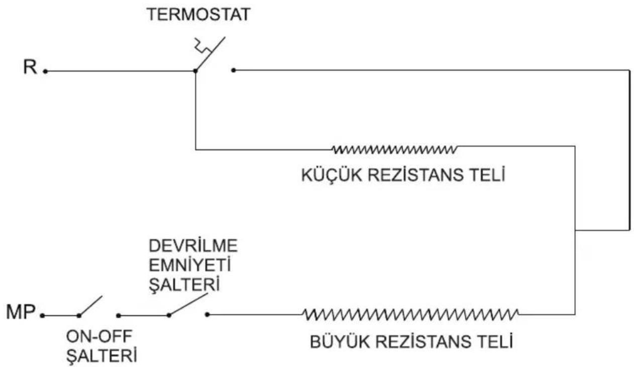 Arçelik ARC II 1500 M - Elektriki Devre Şeması - 1