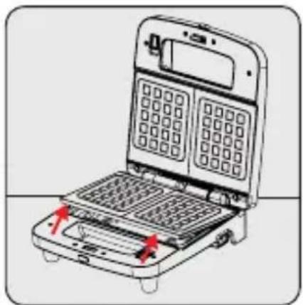 Arçelik WFM 3002 S - Plakalarının çıkarılması / takılması - 3