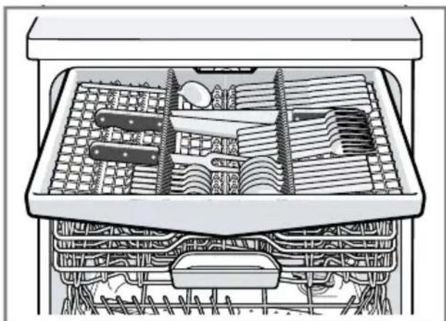 SIEMENS SN515B01DT - Çatal biçak çekmecesi - 1