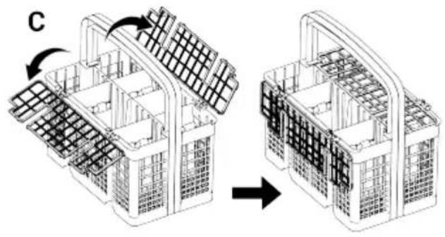 GRUNDIG GPDF 6732 - Çatal kaşık sepeti - 2