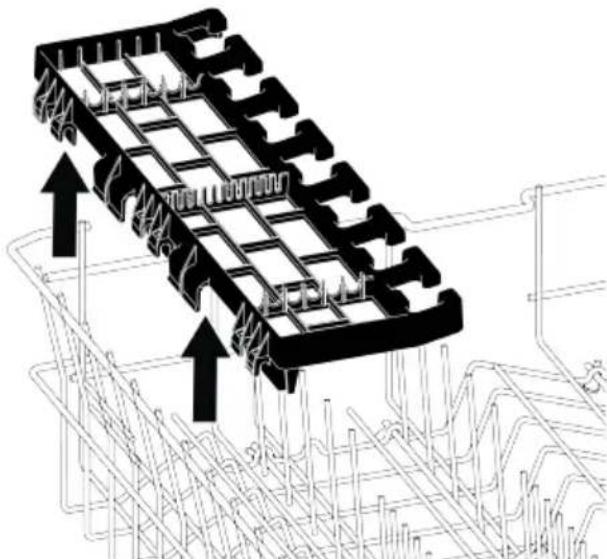 GRUNDIG GPDF 6732 - Üst sepet çok amaçlı servis rafi - 2