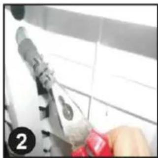 HOOVER HL C9LG-17 - TAHLİYE HORTUMU: KURUTMA MAKİNESİ DEPOSU KAPAK ÇEKMECESİ İÇİN MONTAJ TALİMATLARI - 2