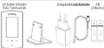 HT500S SMART Oda Termostat Adaptor Mass & Plugado Pd (Alkalin)