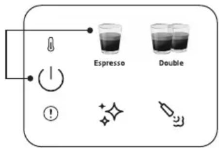 Arçelik EM 3450 - Espresso veya double espresso için miktarların ayarlanması - 2
