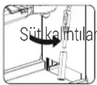 Arçelik EM 3450 - Süt köpürtücüsünün temizlenmesi - 2
