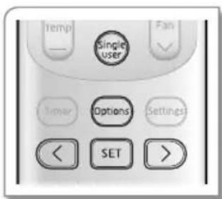 SAMSUNG AR18JSFSCWKXSK - Single user (Solo kullanıcı) fonksiyo nunun kullanımı - 1