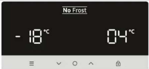 No Frost - 18°C 04°C