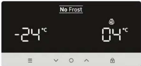 No Frost -24°C 04°C