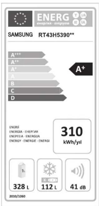 SAMSUNG RT43H5340 - (Ayri toplama sistemlerine sahip ülkeler içindir) - 8