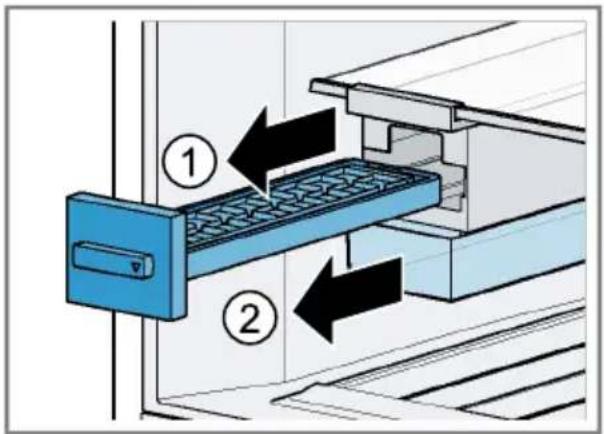 SIEMENS KD86NAWE1N - Buz küpü hazırlayıcının çıkarılması - 1
