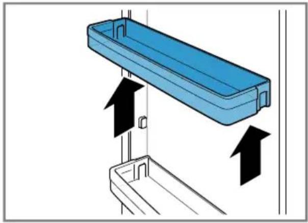 SIEMENS KD86NAWE1N - Kapı rafının çıkarılması - 1