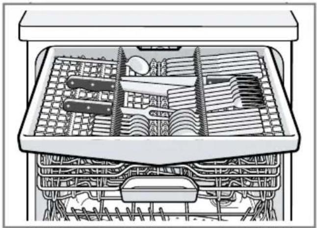 BOSCH SMS6ECI83T - Çatal biçak çekmecesi - 1