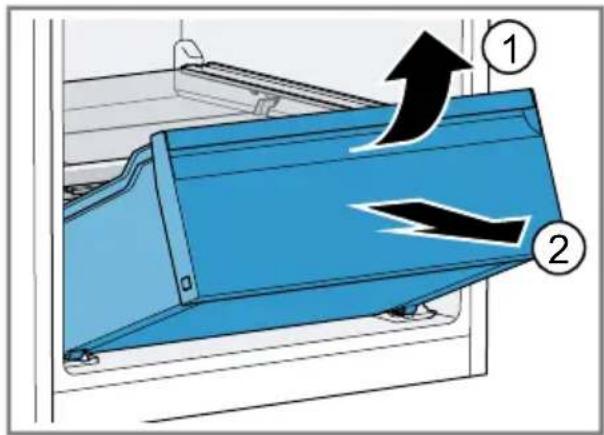 SIEMENS KD76NXIE1N - Meyve ve sebze kabının çıkarılması - 1
