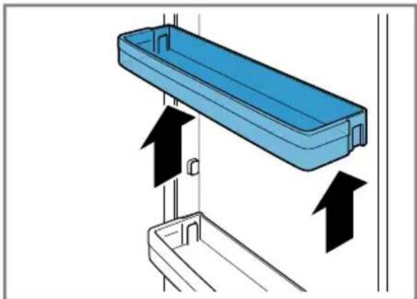 SIEMENS KD76NXWE1N - Kapı rafının çıkarılması - 1