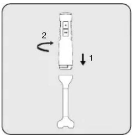 Arçelik K 8520 - Parçalayıcı ayak ile karıştırma ve parçalama işlemi - 1