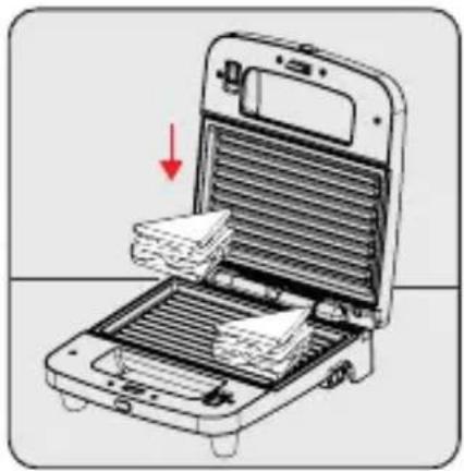 Arçelik K 2371 - Tost ve izgara yapma - 2