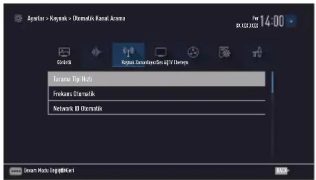 Arçelik A40K 694G HOTEL TV - Kablo sağlayıcısından televizyon kanallarının otomatik olarak aranması - 1