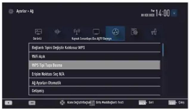 Arçelik A40K 694G HOTEL TV - Bir düğmeye basarak kablosuz WPS ağ bağlantısı - 1