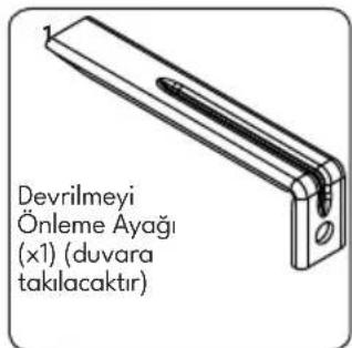 VESTEL SF 8400 DG - Devrilmeyi önleme kiti - 1