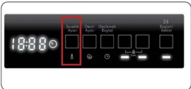 VESTEL CMI 86301 - Yıkama suyu sıcaklığı seçimi - 1