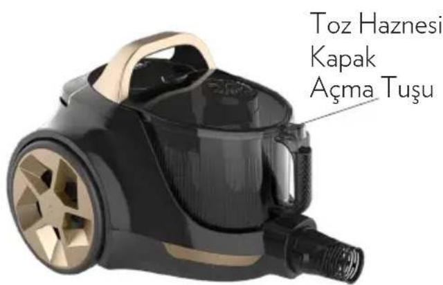 VESTEL H70 T - Toz Haznesinin Temizlenmesi - 2