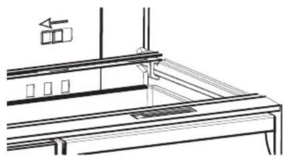 VESTEL FD56011 - Bölmeleri sebzelik olarak kullanmak için (Klape KAPALI) - 1
