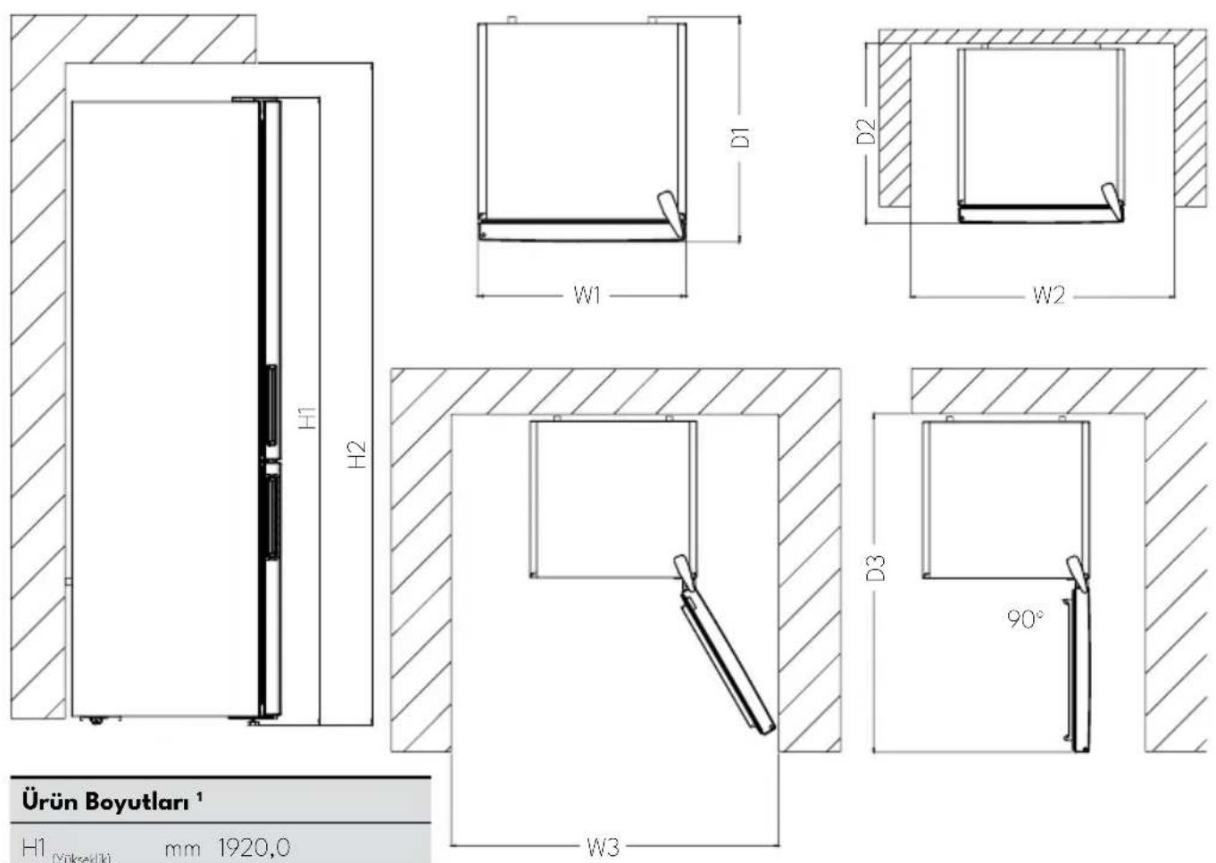 VESTEL NFK54011 CRB GI PRO - Genel notlar: - 1