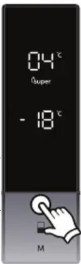 04°C Super -18°C M